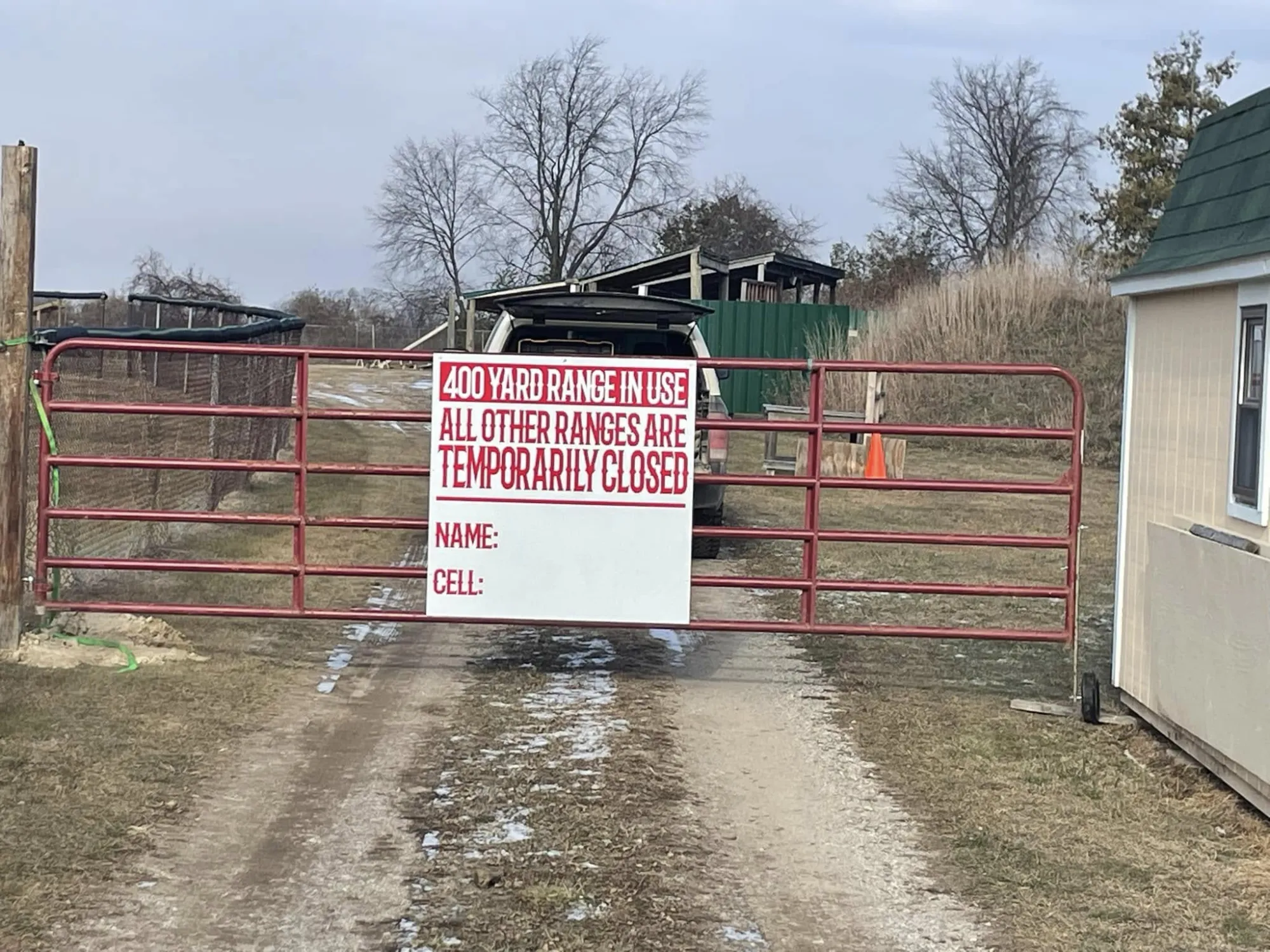 400 yard rifle range entrance